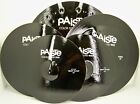 Paiste Color Sound 900 Black 5 Pc Heavy Cymbal Set/Model # 191HXTE/W-18" China