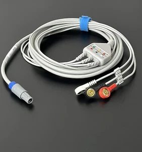 Cavo ECG compatibile con 3 cavi GE Vivid Q/Vivid I - spedizione in giornata - Foto 1 di 5