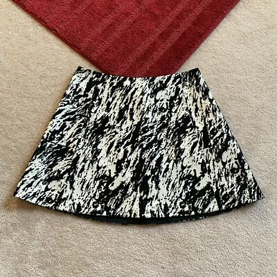 Rag & Bone New York Womens 6 A-Line Textured Skirt Lined Wool Blend MY - Image 1 of 4