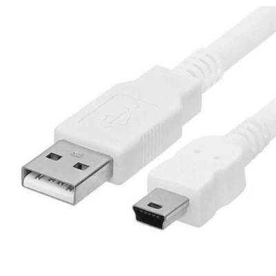Mini USB 5-Pin Male to Standard USB Type-A Male Adapter Cable Data Transfer S... - Image 1 of 3