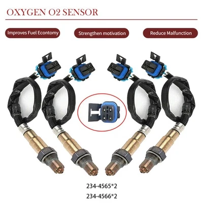 Sensor de oxígeno de 4 piezas para Buick Enclave 2012-16 y Chevrolet Traverse y GMC Acadia 3,6 L Foto 1 de 4