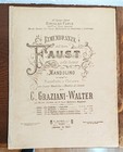 SPARTITO MANDOLINO e PIANOFORTE FAUST di Ch. Gounod - GRAZIANI WALTER  01 - 1907