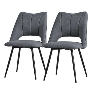 2/4/6/8x Silla de comedor/cocina tapizada patas de acero, sillón color a elegir - Imagen 1 de 18