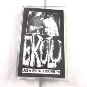 Ekulu Live Cassette Tape NYHC Mindforce Cro Mags Leeway Cold World Lockin Out - Picture 1 of 3