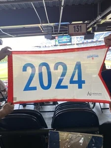 3/31/2025 Phillies SGA - 2024 NL East Champions Pennant Flag - Picture 1 of 2