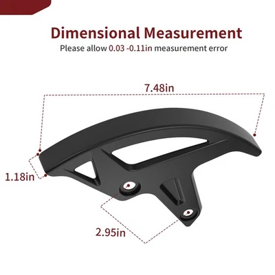 Protector de cubierta de disco de freno trasero para Honda CRF450R CRF450X CRF450L CRF450RX CRF450RL Foto 1 de 4