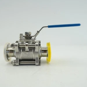 "Válvula de bola de almeja KL de 1"" pulgadas de acero inoxidable nueva" - Imagen 1 de 6