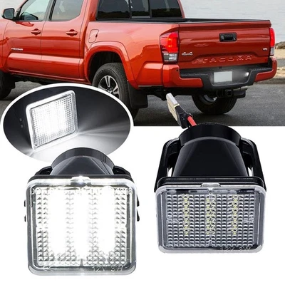Luces de matrícula EBE Full LED 6000K para Toyota Tacoma/14-2021 Tundra 2016-21 Foto 1 de 4