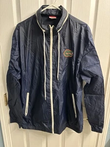 Vintage Champion Florida Gators Herren Blau Windbreaker/Regen Kapuzenjacke Gr. XL - Bild 1 von 6