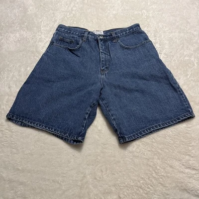 Carolina Blues 复古女式牛仔短裤 14 码高腰 — 第 1/4 张图片