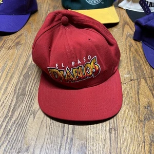 Sombrero De Colección Años 90 El Paso Diablos New Era Milb Talla Única Para Todos - Imagen 1 de 6