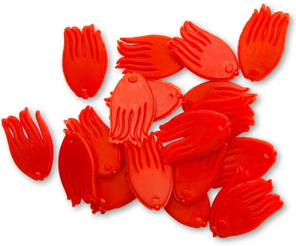 Quantum Mr Pike Spotty rot - 20 Köderstopper Fähnchen, Baitstops zum Hechtangeln - Bild 1 von 1