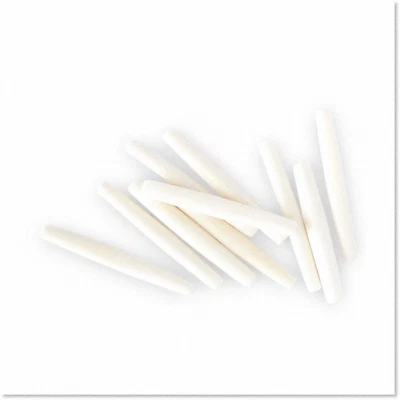 30 cuentas de pipa de cabello genuinas de hueso blanco (2 pulgadas) - calidad premium para Exquisi Foto 1 de 4