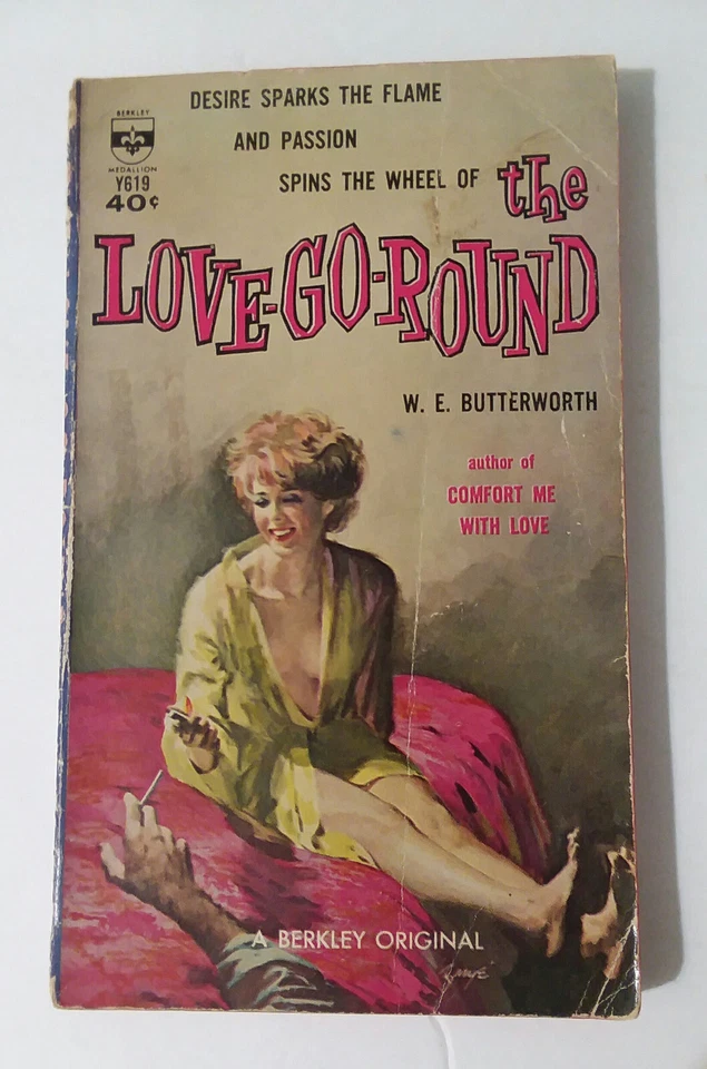 The Love-Go-Round - W.E. Butterworth (W.E.B.Griffin) 1962 paperback, RARE sleaze Foto 1 de 3