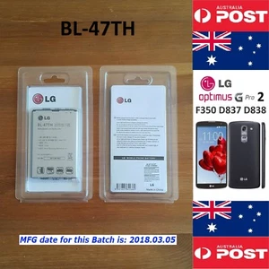 Genuine Retail LG G Pro 2 F350 D837 D838 Original Battery BL-47TH 3200mAh  Local - Picture 1 of 12