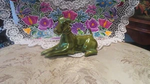 Zsolnay Green Eosin schöne Hundefigur - Bild 1 von 6