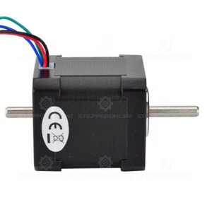 Motor paso a paso STEPPERONLINE Nema17 Motor paso a paso Doble eje 45Ncm 1.68A 48mm CNC - Imagen 1 de 6