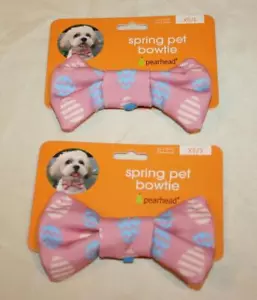 Birnenkopf 2er-Pack XS/S Ostern Frühling Ei Haustier Fliege zum Aufschieben Hund Katze 4,4" x 2,5" - Bild 1 von 2