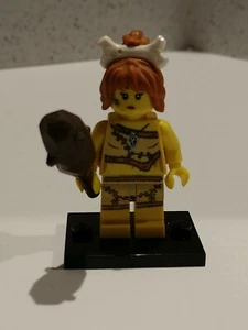 Genuine LEGO Minifigure "Series 5" Set#8805 *Cave Girl* #5 Minifigure  - Picture 1 of 6