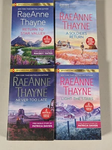 Lot (4) RaeAnn Thayne Harlequin Romance Novels Paperbacks - Imagen 1 de 3