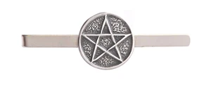 Pentagramm Freimaurer Freemasonry Zinn Krawattenschieber - Bild 1 von 4