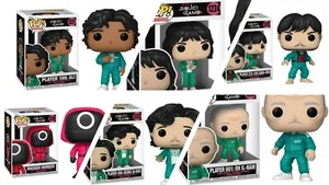 SET COMPLETO 6 FUNKO POP SQUID GAME NETFLIX - Foto 1 di 7