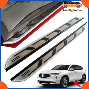 Fits For Acura MDX 2022-2024 Fixed Running Boards Side Steps Pedals Nerf Bar - Picture 1 of 5