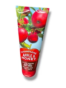Bath & Body Works CHAMPAGNE APPLE & HONEY 8 Oz. ULTRA SHEA Body Cream DISContinu - Bild 1 von 3