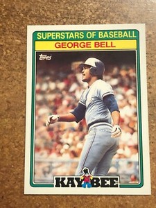1988 Topps Baseball Kay Bee Superstars of Baseball # 1 George Bell
