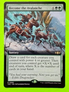 MTG Tarkir Dragonstorm - Become the Avalanche - Extended Art - Non-Foil - Picture 1 of 2