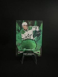 Wyatt Johnston 2022-23 SPx Finite Rookies Green /199 (AB2) #F-48 Dallas Stars
