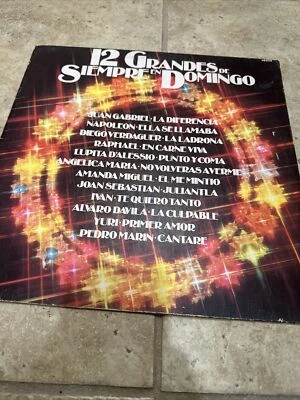 Varios Lp Vinyl 12 Grandes De Siempre En Domingo 1981 Melody Juan Gabriel Yuri - Image 1 of 4