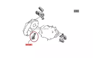 FOR MITSUBISHI OUTLANDER 2012-20 OE Rear Differential Front Mounting - Picture 1 of 1