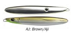 Shimano JTVF112AJ JTVF112 braun Aji 112g/4oz Schmetterling flache Seite Vorrichtung Köder - Bild 1 von 1