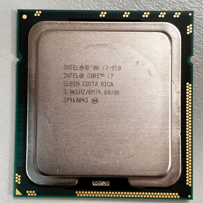 Intel Core i7-950 CPU 3.06 GHz Up to 3.33 GHz 8MB Cache LGA1366 Processor SLBEN - Image 1 of 4