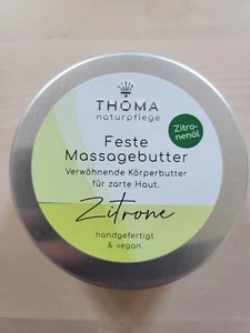 Zitronen-Massagebutter- erfrischend und sinnlich - Bild 1 von 3