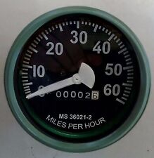 JEEP Willys Speedometer fits 1946-66 CJ-2A, 3A, 3B,M38, M38A1- Olive Bezel -Long