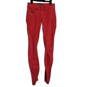 G star raw red midge cody mid skinny jeans. 25" waist 34" leg - designer - Picture 1 of 8