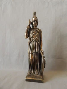 Greek bronze statue Coddess Athena Mythology figure - Picture 1 of 10