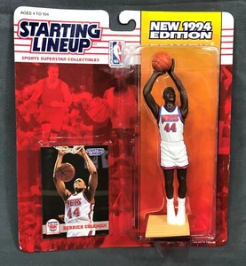 Figura y tarjeta Derrick Coleman New Jersey Nets alineación inicial SLU 1994 NUEVO EN PAQUETE - Imagen 1 de 5