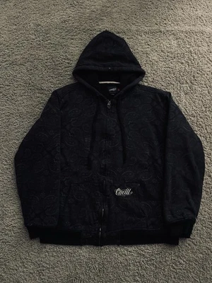 Sudadera con Capucha Y2K Vintage Grunge O’Neill Surf Cremallera Completa Grande Negra Foto 1 de 4