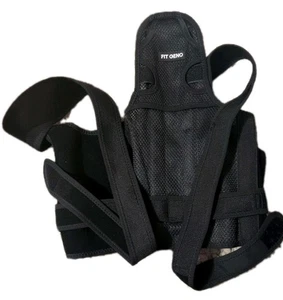 Fit Geno Back Brace Size M Posture Corrector Black - Picture 1 of 2