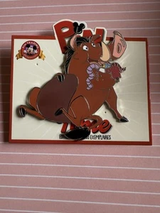 Lion King Pumbaa Disney Pin Limited Ed LE 400 Badge Collectible Disney Land Par - Bild 1 von 3