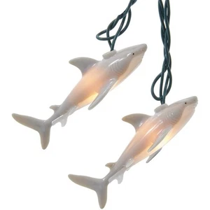 Shark Light String Set of 10 Lights UL4334 New - Picture 1 of 7