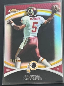 DONOVAN MCNABB 2010 TOPPS FINEST BLACK REFRACTOR SP 49/99 - Picture 1 of 1