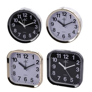 Alarm Clock Creative Alarm Clock Square Student Circular Bedside Clock Tools - Picture 1 of 30