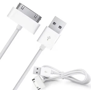 USB-C Data Charger Cable Cord 30 Pin White for Iphone 4/4s/2/3- 1 M USA - Picture 1 of 2
