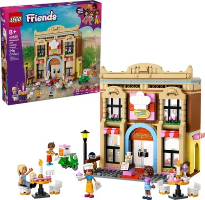 LEGO FRIENDS 42655 RESTAURANT AND COOKING SCHOOL New Sealed Sent Boxed Next Day - Image 1 of 4