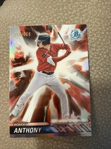 2024 Bowman Chrome Plasma Power Roman Anthony PP-4 refractor/250 impresión corta - Imagen 1 de 3