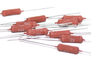 10x Vintage Draht-Widerstand von RFT Baureihe 22, 1.5 Ω, 4 W, Resistor, DDR, NOS - Picture 1 of 3